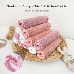 Sunny zzzZZ durable muslin cloths stay soft after repeated washes.