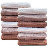 Sunny zzzZZ baby washcloths overview: soft cotton and large 12x12 size