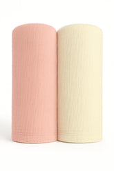 SUNSHINE & SNUGGLES swaddle folded 47x47 blanket for easy wrapping and warmth.