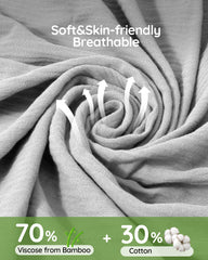 SUOSDEY hooded towel with 2-layer seersucker texture for quick-dry comfort