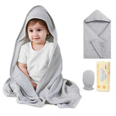 SUOSDEY muslin hooded baby towel hood closeup shows ultra-soft, absorbent fibers.