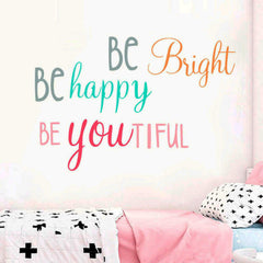 SUPANT inspirational quotes wall decal for kids' rooms, easy to apply and personalize.