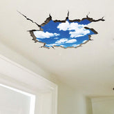 SUPERDANT 3D Break Sky wall sticker clouds add a playful cloud illusion to kids' rooms.