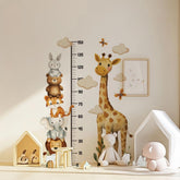 SUPERDANT giraffe ruler wall sticker for height tracking in a kids room.