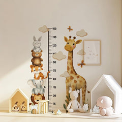 SUPERDANT giraffe ruler wall sticker for height tracking in a kids room.