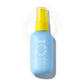 Supergoop Sunnyscreen bottle spray demonstrates travel-friendly SPF 50 for face and body.