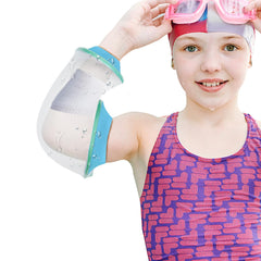 SUPERNIGHT elbow cast cover front view showing watertight seal for shower use.
