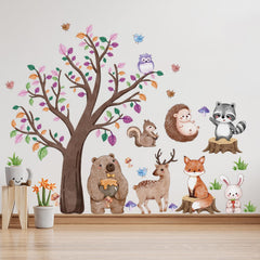 Suplanet Deer and rabbit decals; quick room refresh with no damage or residue.