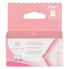Supple Cups nipple suction close-up shows gentle action to support baby latch