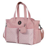SUPROMOMI diaper tote closeup shows premium material and durable construction for daily use.