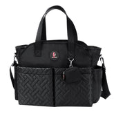 SUPROMOMI diaper tote front pocket organization keeps essentials within easy reach