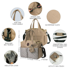 SUPROMOMI diaper bag tote magnetic pocket for quick access