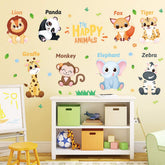 Supzone Jungle Animal wall decal monkey boosts playful learning in nurseries.