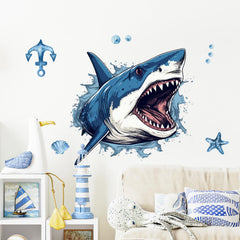 Supzone vinyl shark decal ready for easy DIY wall art