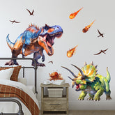 Supzone Tyrannosaurus Rex large wall decal creates a bold focal point in a kid's room