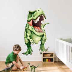 Supzone realistic dinosaur wall stickers brighten nurseries with vivid colors.