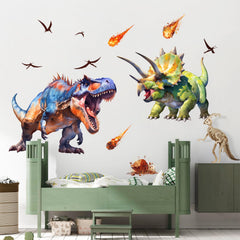 Supzone dinosaur wall art for kids room provides a bold visual focal point