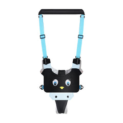 Surakey Penguin walker harness front view shows supportive torso straps for first steps