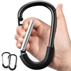 SURDOCA stroller hooks with large D-buckle attach to strollers for quick access