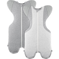 Susurration Baby Sleep Sack shows arms-up sleep position, supporting self-soothing for calm newborn nights.