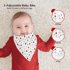 Susurration muslin baby drool bibs cozy brown, adjustable snaps fit growing babies.