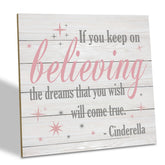 SUSZDOU nursery decor wood sign showcasing rustic warmth for baby's room.