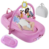 Swaathani portable baby lounger travel on-the-go comfort.