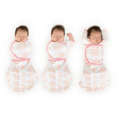 SwaddleDesigns 6-Way Omni Sack arms-up view shows hands-free soothing potential