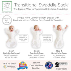 SwaddleDesigns Foldover mitten cuffs open or closed for flexibility