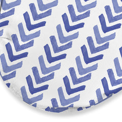 SwaddleMe Luxe Easy Change Swaddle Water Color Indigo with quick diaper changes via zipper