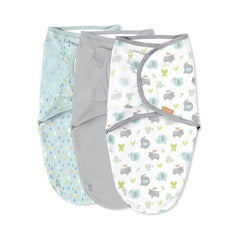 SwaddleMe Original Swaddle Jungle Drops pattern close-up for calm swaddling