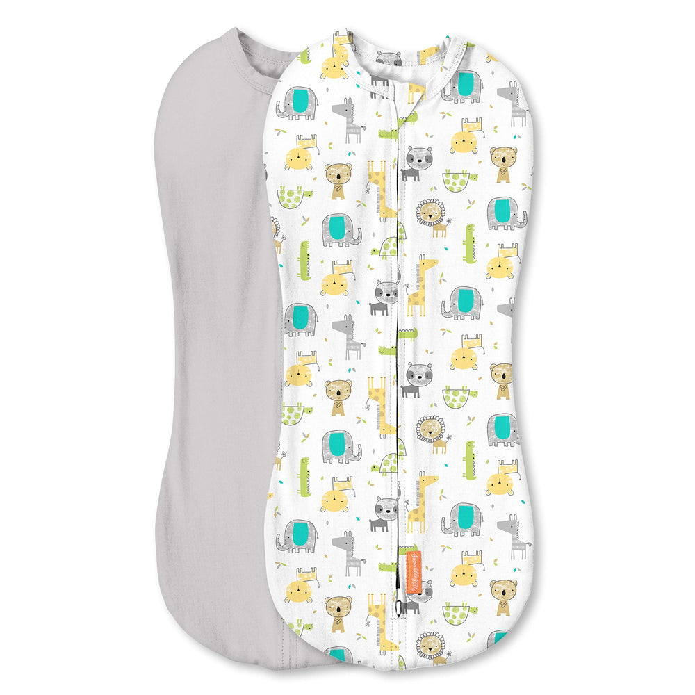 SwaddleMe Pod newborn size zip-close, secure fit for calm newborn sleep