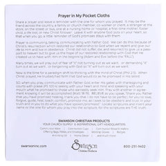 Swanson Christian Products golden-eagle-design prayer cloth emphasizes strength and courage