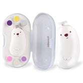 SweeBe baby nail file electric with bear design and gentle LED for night grooming