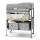 Sweeby portable changing table foldable design enables quick setup in small nurseries.