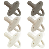 Sweet Child pacifiers 6-pack front view for easy soothing during bedtime.