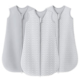 Sweet Dolphin sleep sack cotton fabric close-up showing breathable, skin-friendly material.