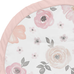 Sweet Jojo Designs safe and durable play mat designed in USA for safe, comfortable infant play.