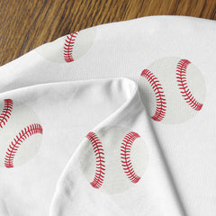 Sweet Jojo Designs baseball pillow cover hidden zipper offers seamless look during feeds