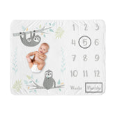 Sweet Jojo Designs milestone blanket for cozy monthly growth photos.