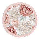 Sweet Jojo Designs blush pink boho playmat round ideal for tummy time and floor play