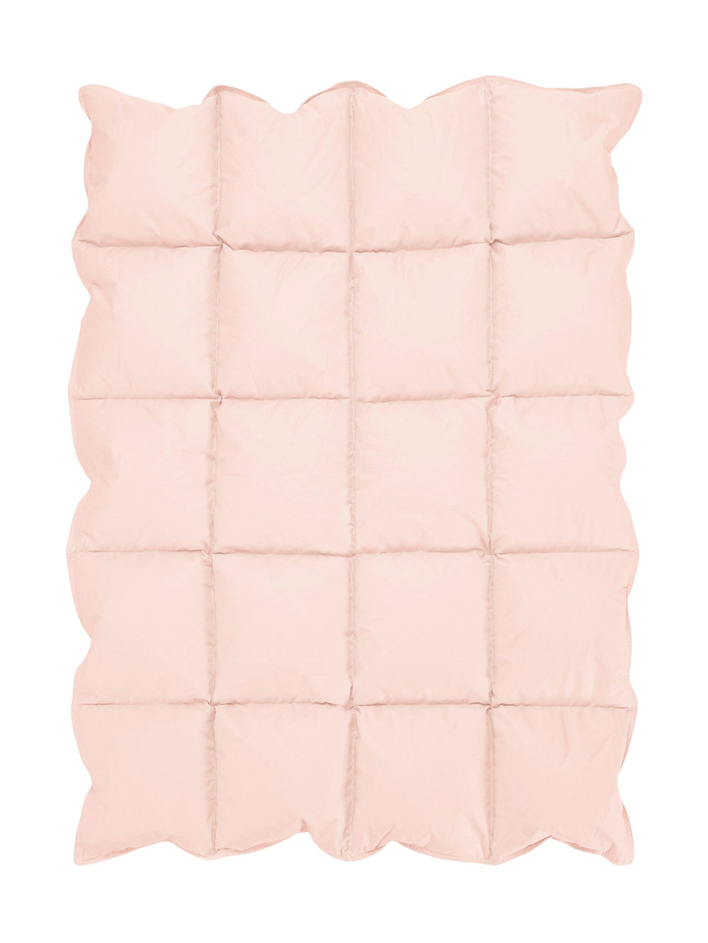 Sweet Jojo Designs blush pink crib comforter front view showing soft brushed microfiber for gentle sleep.
