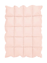 Sweet Jojo Designs blush pink crib comforter front view showing soft brushed microfiber for gentle sleep.