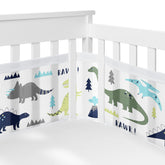 Sweet Jojo Designs breathablebaby long panel liner keeps sides taut while promoting airflow.