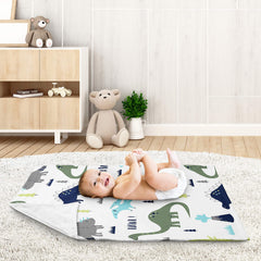 Sweet Jojo Designs Modern Dino Mod lightweight 30x36-inch blanket for car seats and strollers