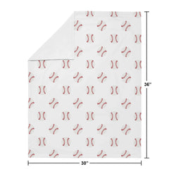 Sweet Jojo Designs nursery decor coordinating blanket; versatile wrap for car seats and strollers.