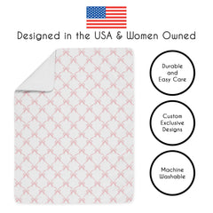 Sweet Jojo Designs flat sheet with generous sizing for easy fit