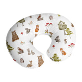 Sweet Jojo Designs woodland animals nursing pillow cover; easy-care nursery decor