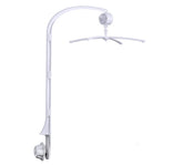 Sweetfamily 34-inch crib mobile stand shows adjustable height for baby comfort.