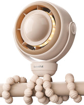 SWEETFULL Baby Stroller Fan clipped to a stroller delivering a gentle cooling breeze